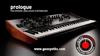 Korg Prologue  Custom Patches 51 to 75  GEOSynthscom [upl. by Brechtel577]