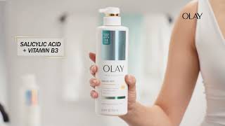 Olays New Skin Solutions Body Wash Even Skin in Just 14 Days [upl. by Cesaro]