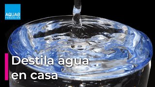 Destilación de AGUA en casa  Experimentos [upl. by Nyram]