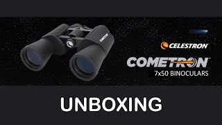 Celestron Cometron 7x50 Binoculars  Unboxing [upl. by Bilat131]