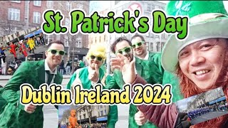 Saint Patricks Day Dublin Ireland 2024 [upl. by Roeser]