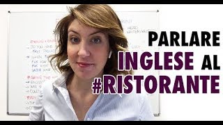 Parlare INGLESE al RISTORANTE [upl. by Russom]