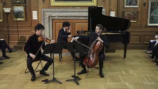 Kevin Zhu violin Daniel Haas cello Derek Wang piano  Antonín Dvořák  Piano trio no 4 op 90 [upl. by Agnesse]