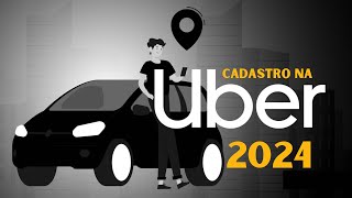 Tutorial Como fazer o CADASTRO NA UBER Motorista em 2024 [upl. by Isborne]