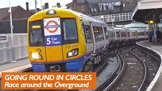 Race The Tube  Going Round in Circles on the Overground [upl. by Brosy]