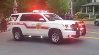 The Katonah fire department parade which is also having a carnival 6618 [upl. by Yrallam]