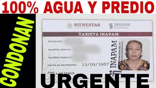 100 DESCUENTO AGUA Y PREDIAL CON INAPAM AQUÍ REQUISITOS Y MÁS [upl. by Alor604]