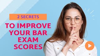 Bar Exam Mastery Discover the 2 Hidden Keys to Success [upl. by Armbruster]