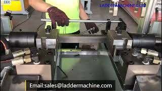 Household Stepladder Back Rail Tube Making Machine  Ladder Riveting Machine [upl. by Nesline]