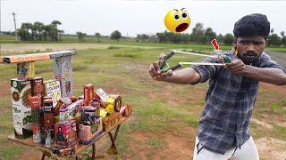 Diwali CrackersTesting 10k Worth Sivakasi Crackers Craziest Method😇 MrVillage Vaathi [upl. by Delogu]