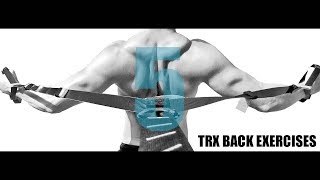 5 TRX BACK EXERCISES AND WHICH MUSCLES THEY TARGET [upl. by Oj879]