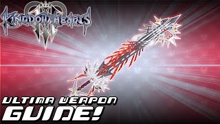 Kingdom Hearts 3  COMPLETE GUIDE Ultima Weapon 100 Item Synthesis 7 Orichalcum Minigames [upl. by Alleunam]