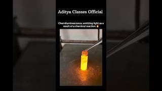 Light From Chemical Reaction 😱 shorts science [upl. by Nerehs]