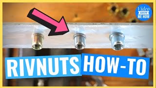 How to Install Rivnut Rivet Nut Nutserts WITH TOOL Full Guide [upl. by Notyarb]