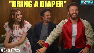 AVENGERS ENDGAME CAST FUNNIEST MOMENTS PART 14 [upl. by Atinaw766]