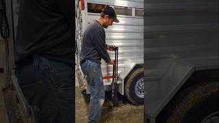 How I check my trailer wheel bearings agriculture trailer farmer farming bearing wheelbearing [upl. by Ecallaw727]