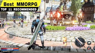 Top 11 Best New MMORPG Android iOS I Highly Recommend you to play MMORPG [upl. by Poler480]