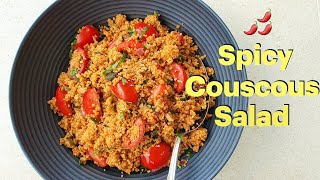 Spicy Couscous 🔥 spicy couscous salade recipe Hete Couscous maken 매운 쿠스쿠스만들기쿠스쿠스샐러드 [upl. by Greysun]