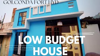 house for sale in golconda qila hyderabad 40sqyard house sale in hyderabad  low budget house [upl. by Rivalee]