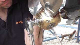 Fitting a FeatherStream shaftdrive propeller [upl. by Nolrak276]