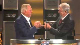 NASCAR Hall of Fame Induction David Pearson 2011 [upl. by Lleynad]