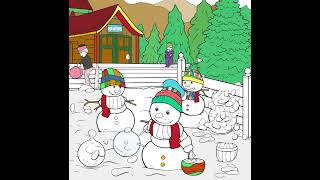 Kleurplaat Kerst Christmas Coloring Page  Kleurplaat  Kleurplaten Kind [upl. by Einnor]