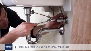 Hands on instruction to install your GROHE QuickFix shower and bath mixer [upl. by Lichtenfeld]