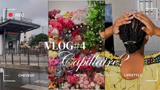 VLOG CAPILLAIRE 4 NATTES COLLÉES détressagebain d’huileshopping décotresses  cheveuxcrepus [upl. by Anevad]