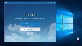 Ein EMailKonto einrichten  Auszug aus Windows 10 – Der verständliche Videolernkurs [upl. by Merideth]