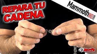 Como cambiar y reparar una cadena de bicicleta [upl. by Ahsaei]