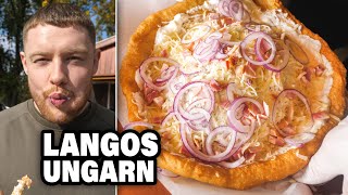 Original Langos backen in Ungarn [upl. by Wolff858]