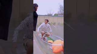 DONT LAUGH CHALLENGE FAT GIRL FILLS UP THE POOL 😂😂😂shorts GuiGe hindi funnycomedyspy come [upl. by Brunelle28]