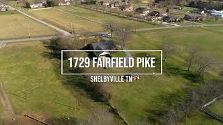 1729 Fairfield Pike Shelbyville TN Real Estate for Sale Bedford County [upl. by Akiemat43]