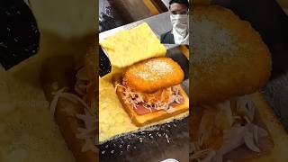 Amazing Egg Bomb Toast Made by Folding It One by One shorts streetfood cooking eggy [upl. by Brine278]