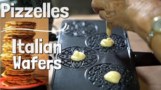 Pizzelles  Delicious Italian Wafers  Quick And Easy To Make [upl. by Grenier]