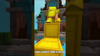 Funny moments from cracked server full video on the channel BlocksMC minecraft bedwars blocksmc [upl. by Ettenwahs]