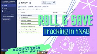 Tracking Savings Challenge in YNAB Week 4 [upl. by Olemrac]