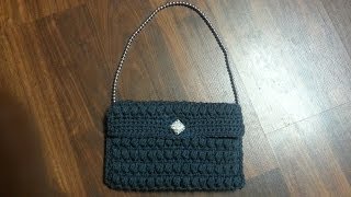 How to Crochet a Purse  Puffy Stitch Purse [upl. by Becket]