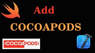 How to add CocoaPods to your Xcode project  amp How to install Alamofire with CocoaPods [upl. by Maggee41]