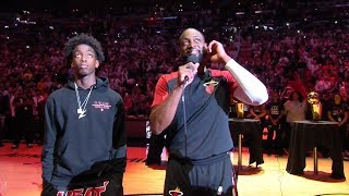 Dwyane Wades Speech  Final Regular Season Home Game  April 9 2019  201819 NBA Season [upl. by Ddal]