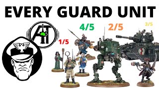 Rating Every Astra Militarum Unit Mordian Glory  Auspex Tactics Talk Imperial Guard [upl. by Charla]