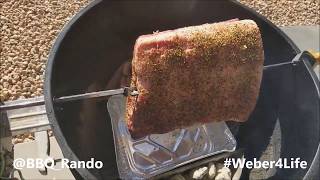 Prime Rib on a Weber Kettle Rotisserie [upl. by Affra133]