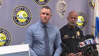 LIVE Delray Beach officials give update on human remains found in suitcases [upl. by Jeritah665]