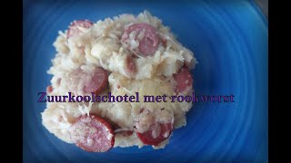 Zuurkoolschotel met rookworst [upl. by Lowry]