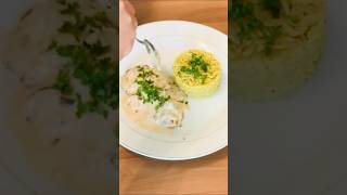 Escalopes de Veau à la crème recette repas repasfacile [upl. by Grefe]