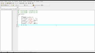 LENGUAJE C 00004 VARIABLES DE TIPO FLOTANTE O CON DECIMALES [upl. by Htebasil38]