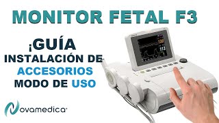 ✅ GUIA INSTALACIÓN DE ACCESORIOS MONITOR FETAL F3 EDAN  MODO DE USO [upl. by Ilhsa]