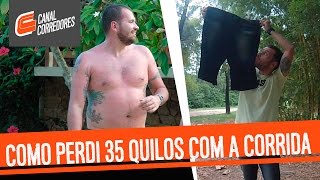 Como perdi 35 quilos com a corrida [upl. by Esirtal]