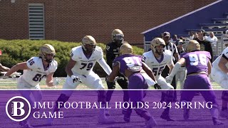 JMU football holds 2024 spring game [upl. by Winna]