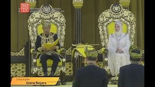 LIVE Installation ceremony of 16th Yang diPertuan Agong AlSultan Abdullah [upl. by Itch]